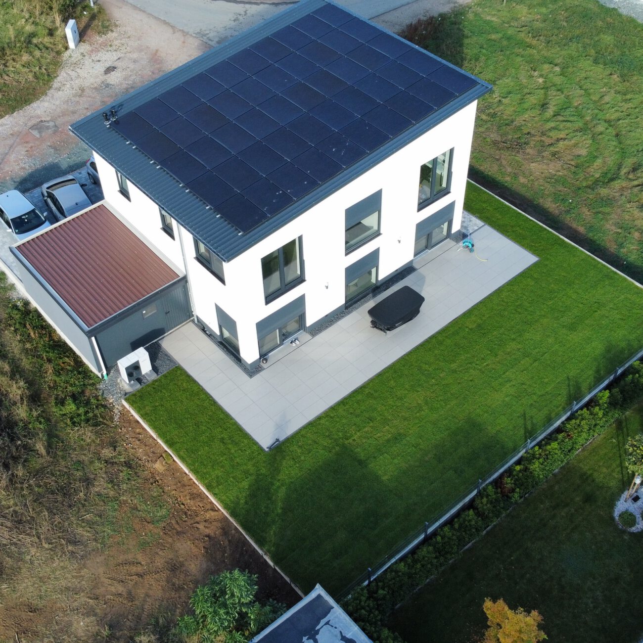 Photovoltaik Flachdach für Häuser JP Systeme GmbH Hessen